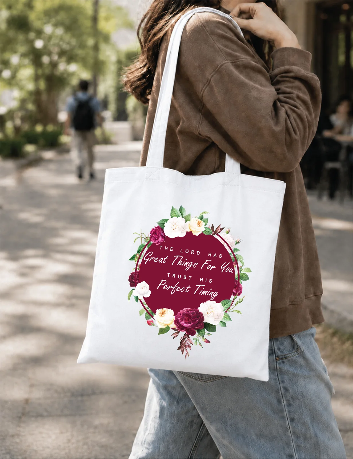 The Lord Has Great Things Non Zipper Tote Bag