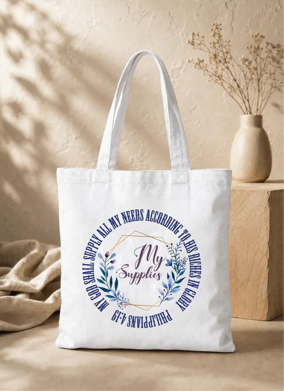 God's Provision Non Zipper Tote Bag